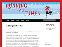 Tablet Screenshot of imrunningonfumes.com